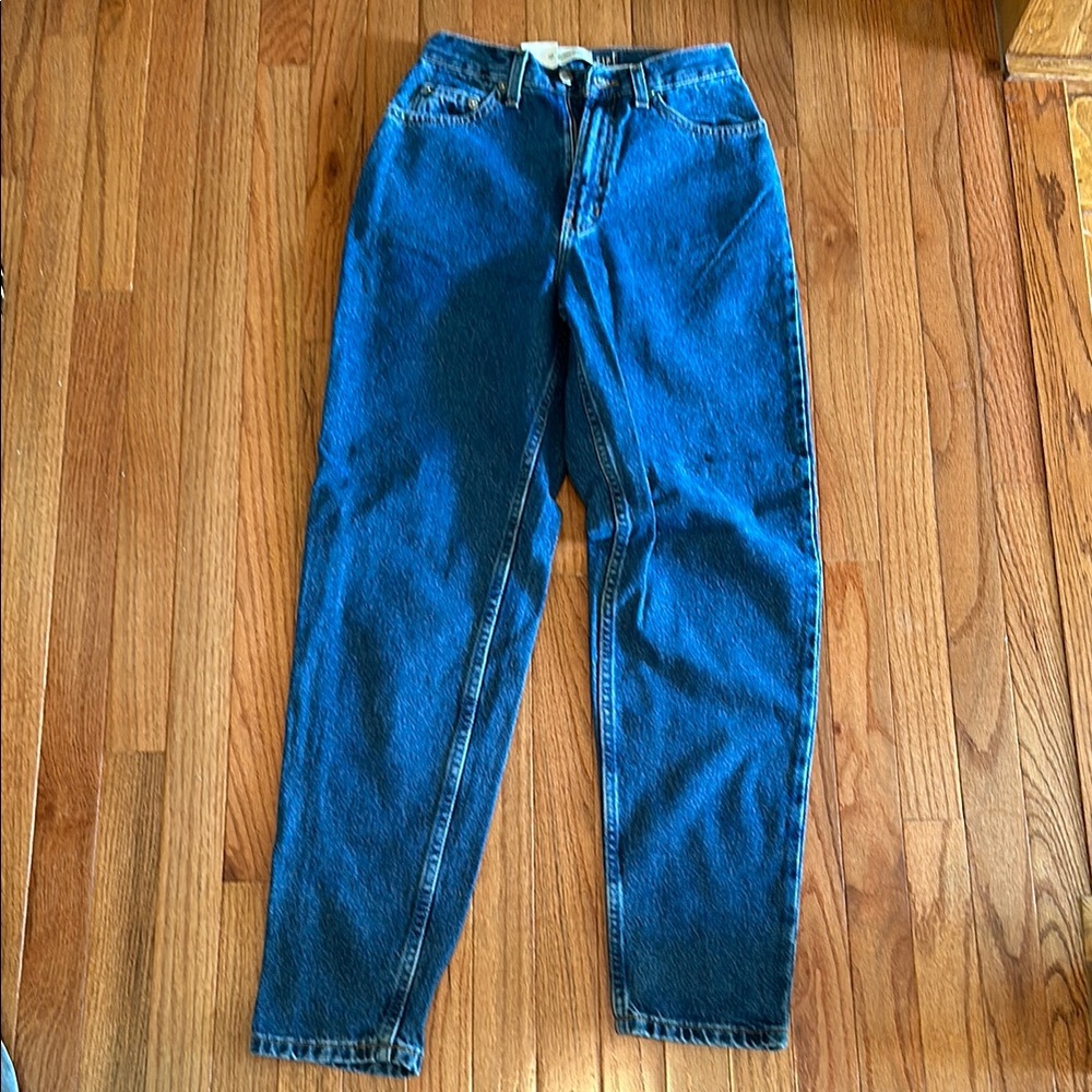 NWT vintage Gap blue jeans reverse fit zip fly 1990s size 4